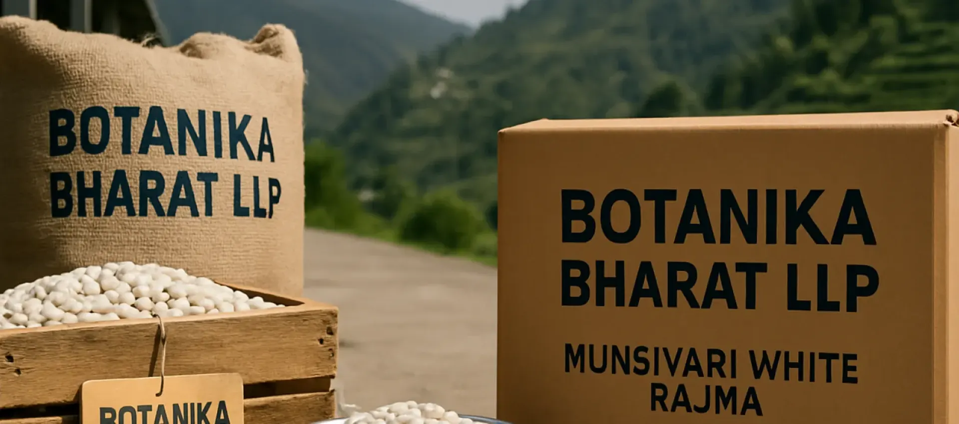 Munsiyari White Rajma export from Uttarakhand, Botanika Bharat LLP