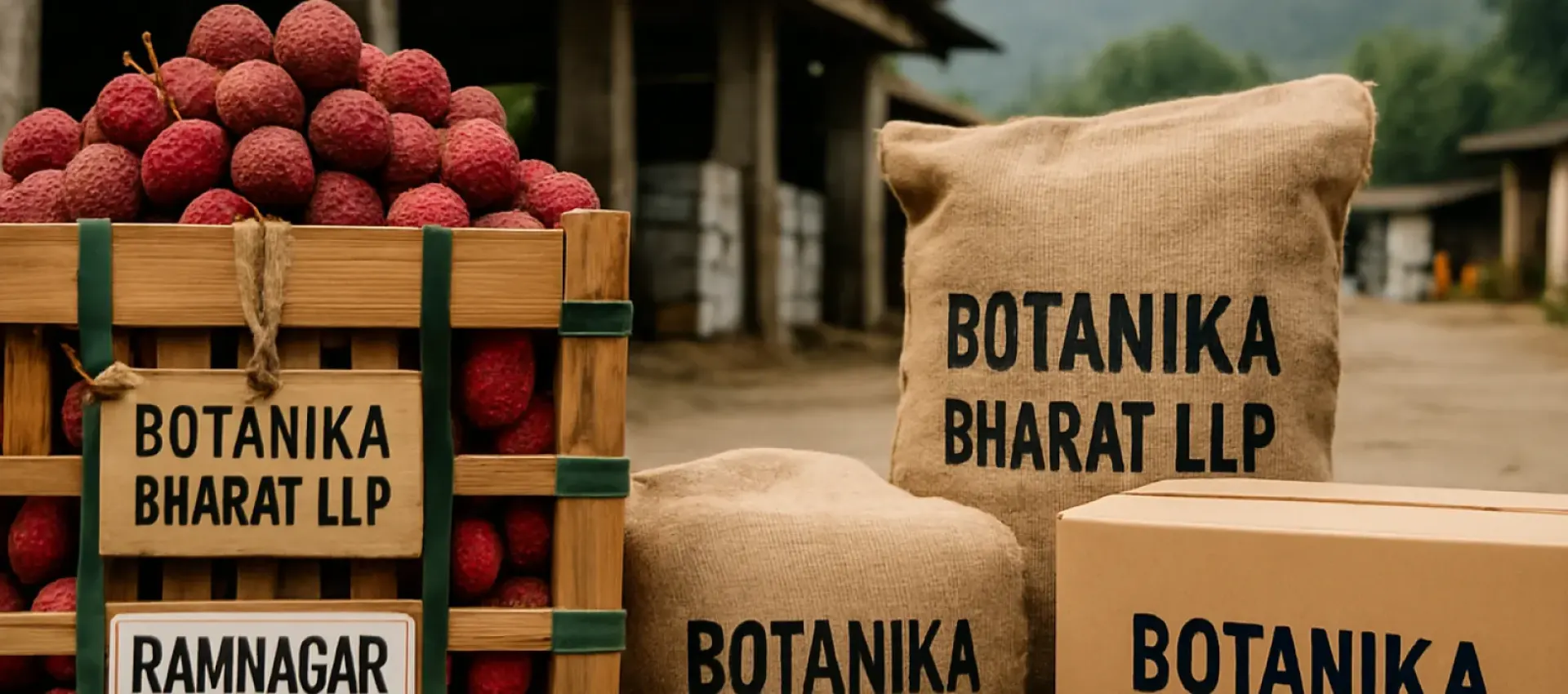 Ramnagar Litchi export from Uttarakhand, Botanika Bharat LLP