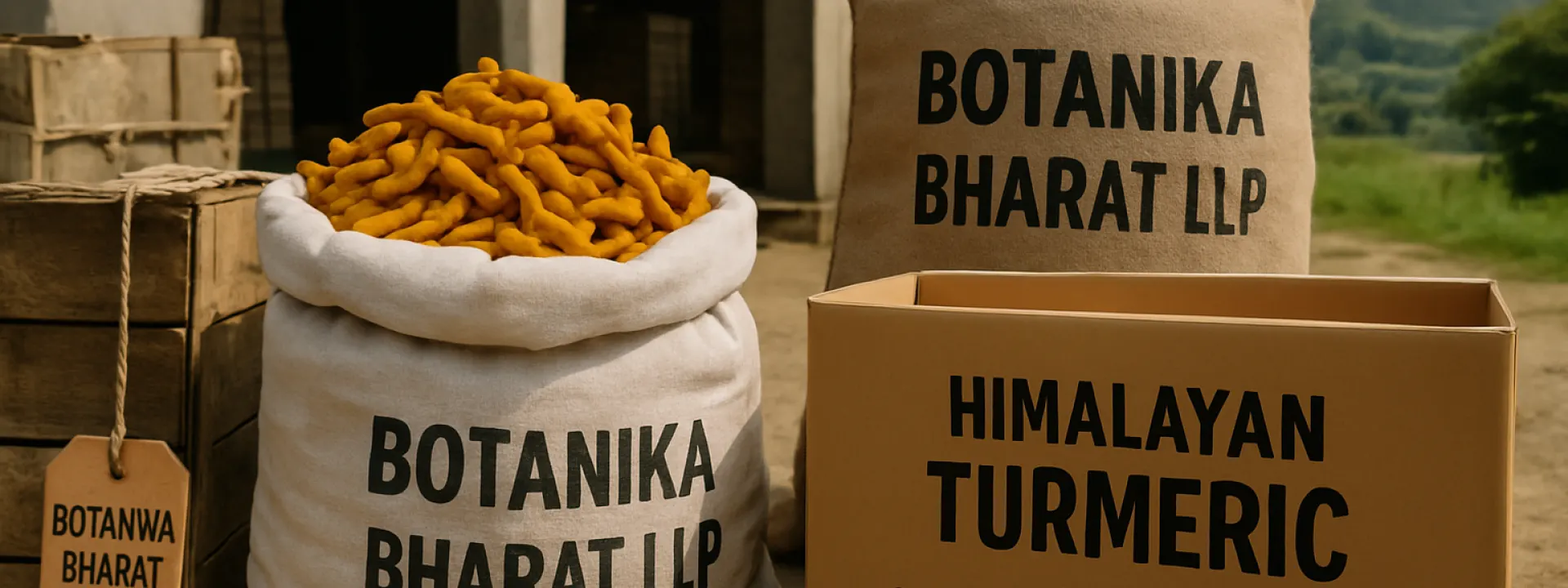Himalayan Turmeric (Haldi) export from Uttarakhand, Botanika Bharat LLP