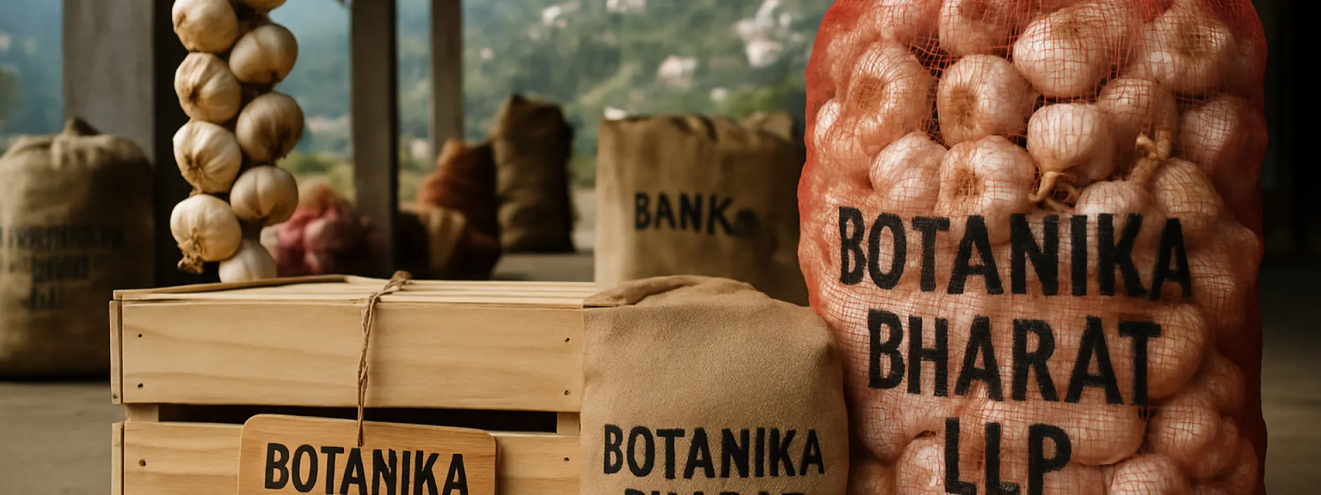 Garlic (Pahari Lahsun) export from Uttarakhand, Botanika Bharat LLP