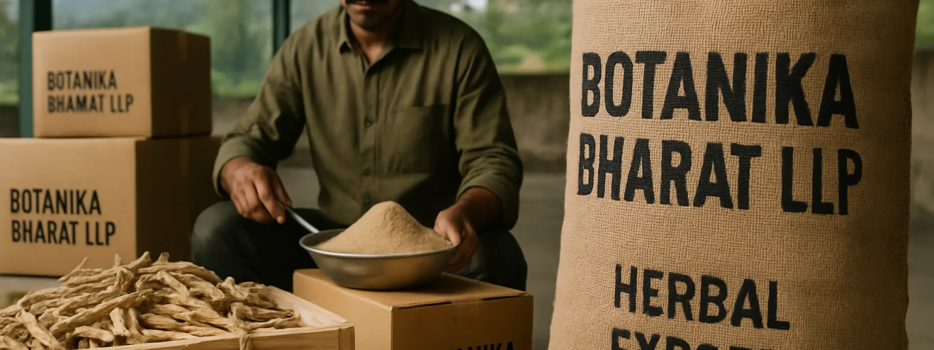 Ashwagandha export from Uttarakhand, Botanika Bharat LLP