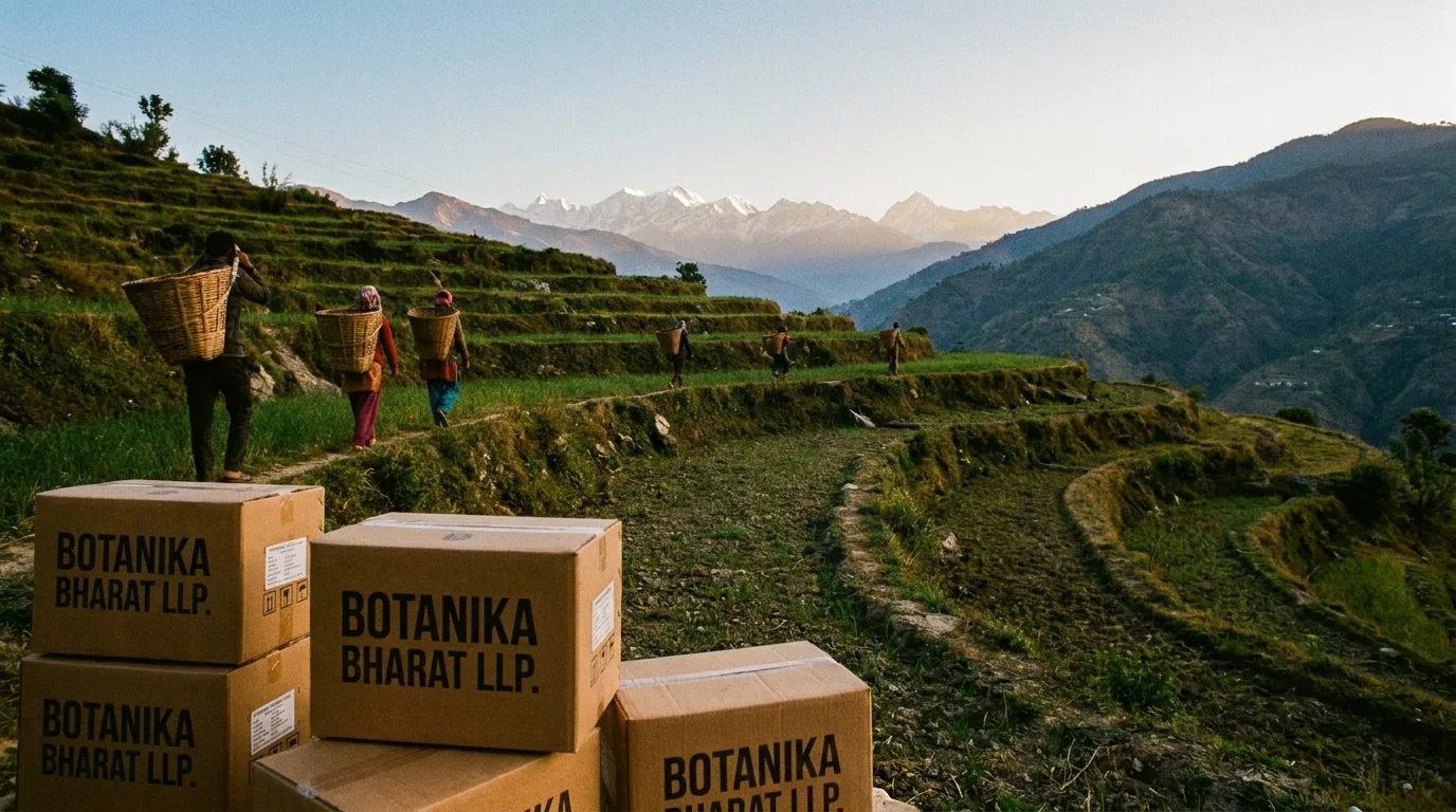 Vision — Uttarakhand as global GI export hub, Kumaon Garhwal hill agriculture | Botanika Bharat LLP Uttarakhand Top Exporting Company